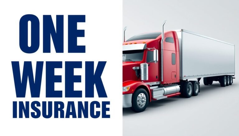 one week truck insurance